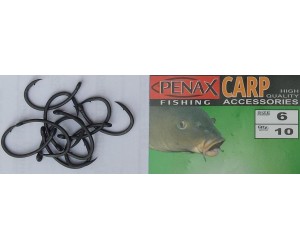 Куки Penax Carp с тефлон за шаранов риболов пакет 10 броя